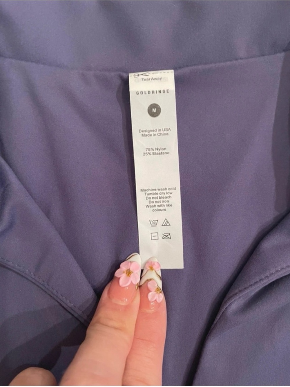 Gold Hinge Preppy V-Neck Polo Top - Picture 2 of 3